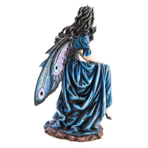 Large Masquerade Fairy with Snowy Owl Figurine