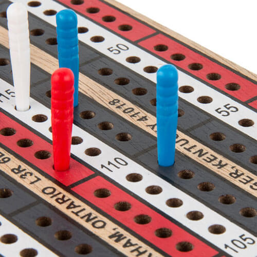 Bicycle Playing Cards 3-Track Cribbage Board