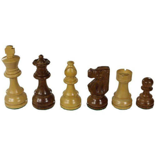 Chess Men Ladock Acacia/Boxwood