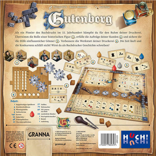 Gutenberg Board Game