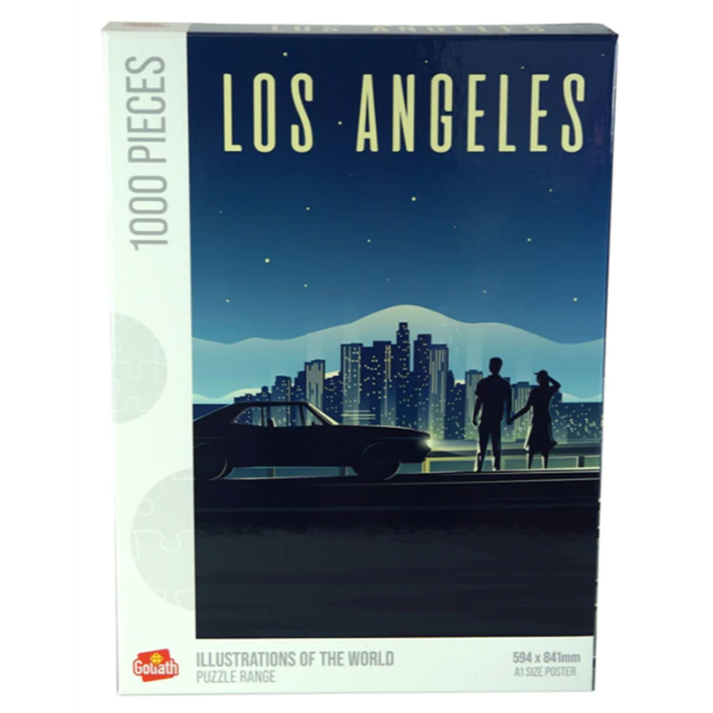 Illustraties van de wereld Los Angeles USA puzzel 1000st