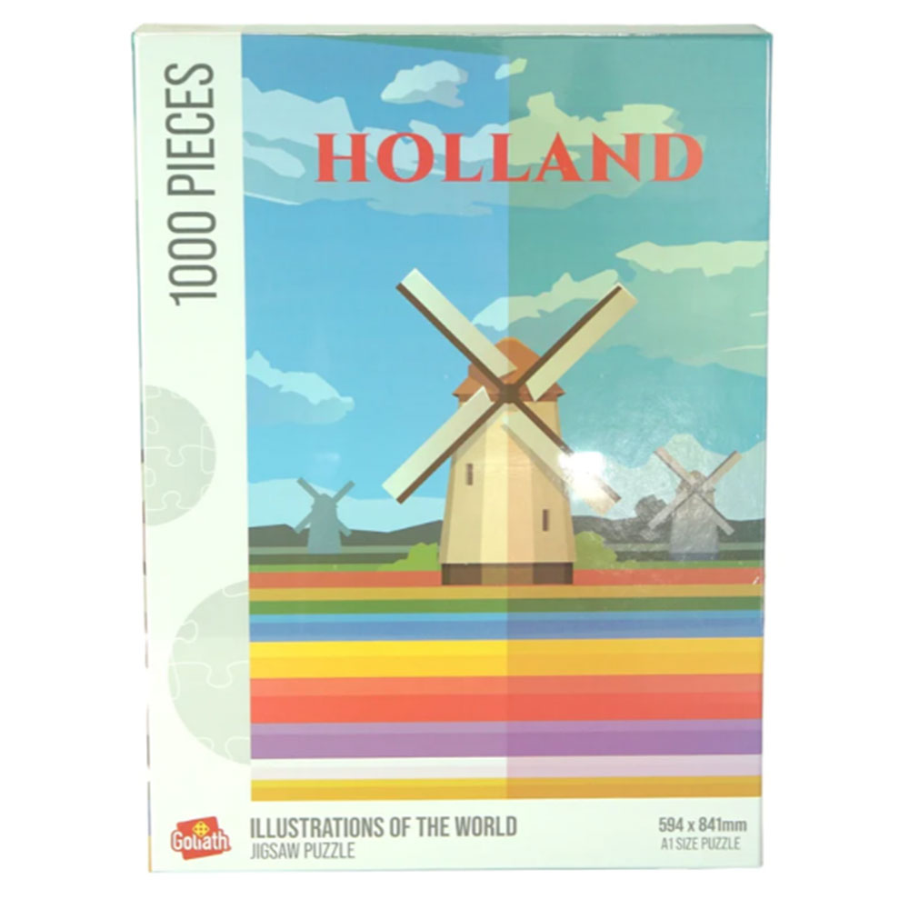 Illustraties van de World Holland Legpuzzel 1000st