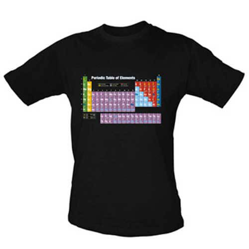 Periodiek systeem t-shirt