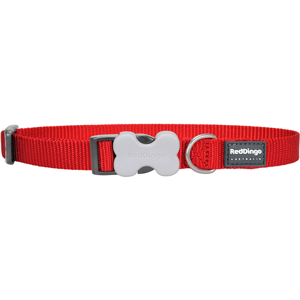 Klassisches Hundehalsband (Rot)