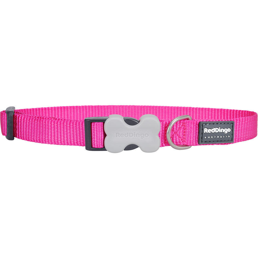Klassisches Hundehalsband (Pink)