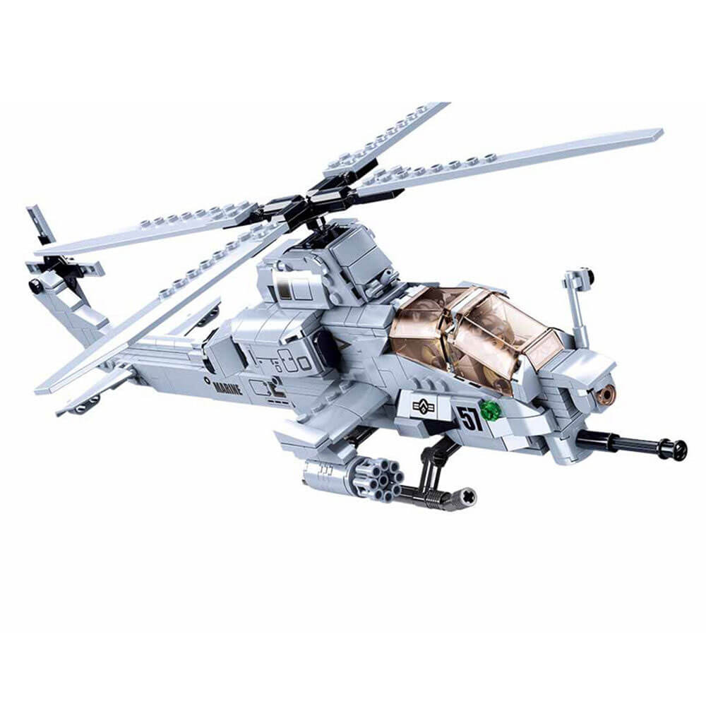 Model Bricks Ah-1Z Attack Helicopter 482pcs