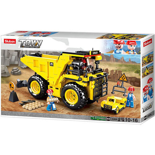 Model Bricks Town Mining Dump Truck 416pcs