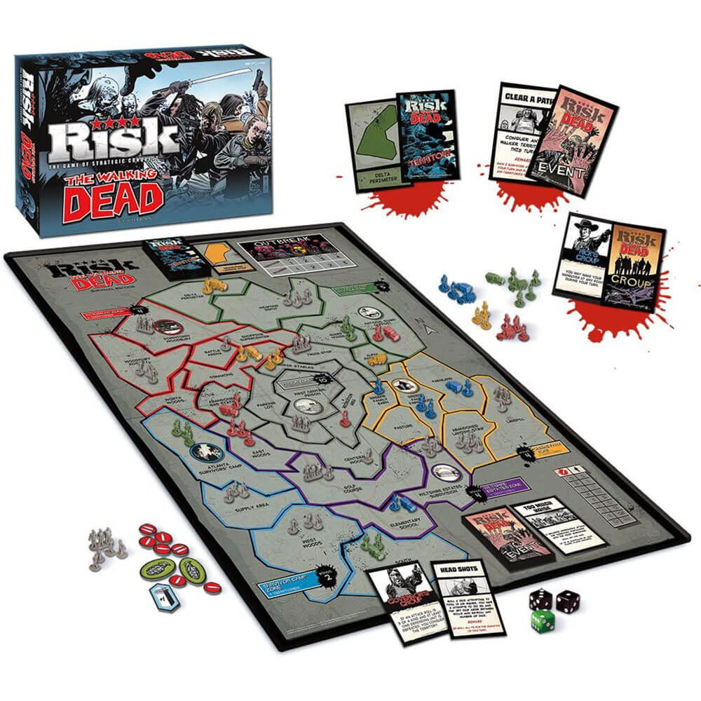 Risk Board Game The Walking Dead Edition