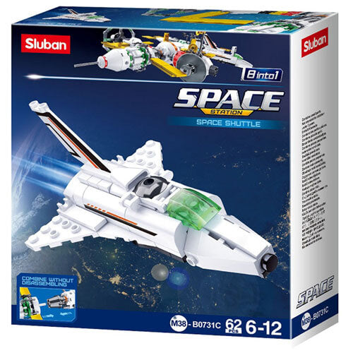 Model Bricks Space Shuttle 62pcs