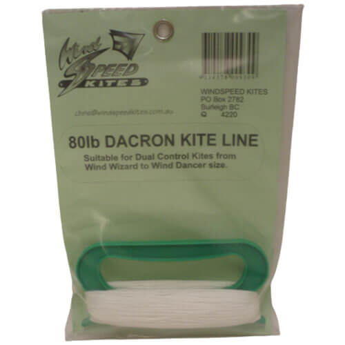 Windspeed Dacron Replacement Kite Line and Handle 40kg