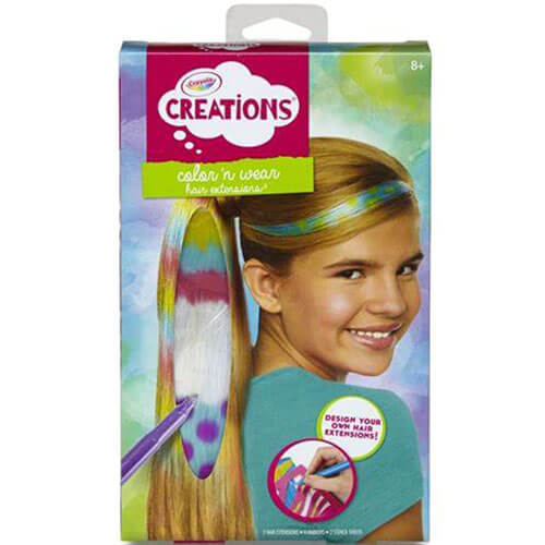 Crayola Hair Extensions Colour and Wear