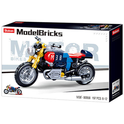 Model Bricks Motor Cycle M38 197pcs