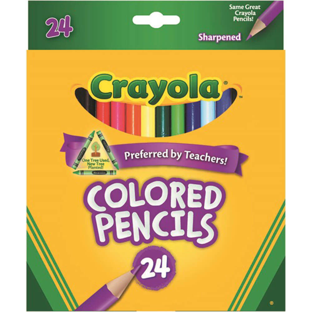 Crayola 24 Full Size Colored Pencils