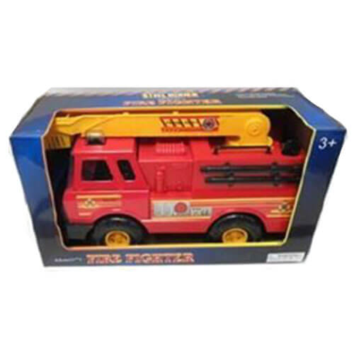 Red Metal Fire Truck 17"