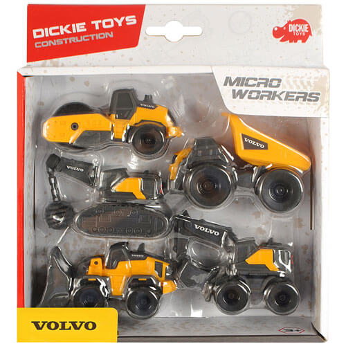 Volvo Construction Vehicles Toy Set 5pk