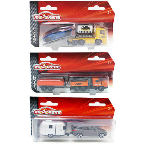 Majorette Vehicles with Trailer (Assorted)
