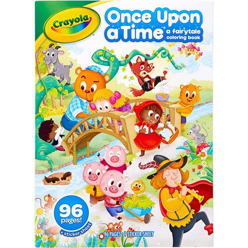 Crayola Fairytales Once Upon a Time Colouring Book