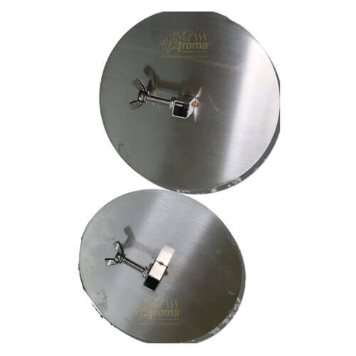 Plaques gyroscopiques en acier inoxydable Outdoor Magic 10 mm (Ensemble de 2)