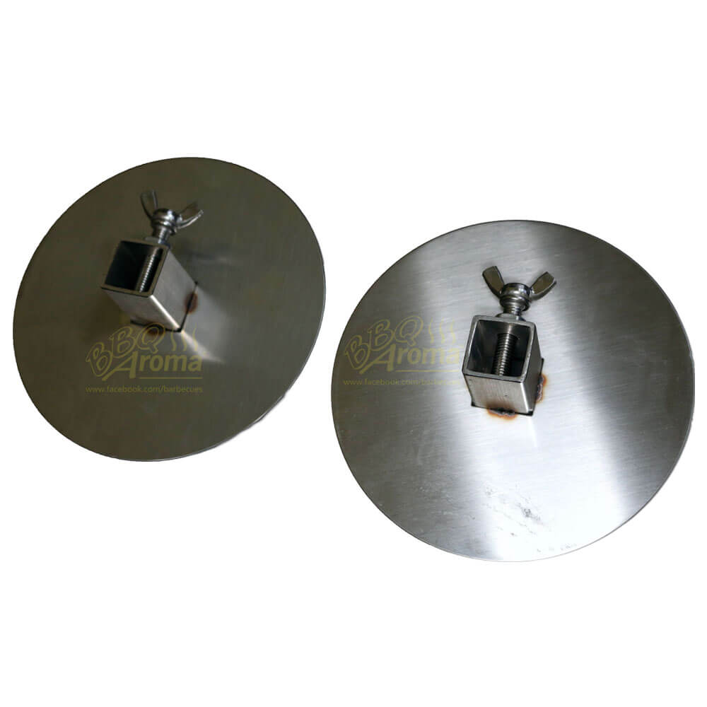 Plaques gyroscopiques en acier inoxydable Outdoor Magic 20 mm (Ensemble de 2)