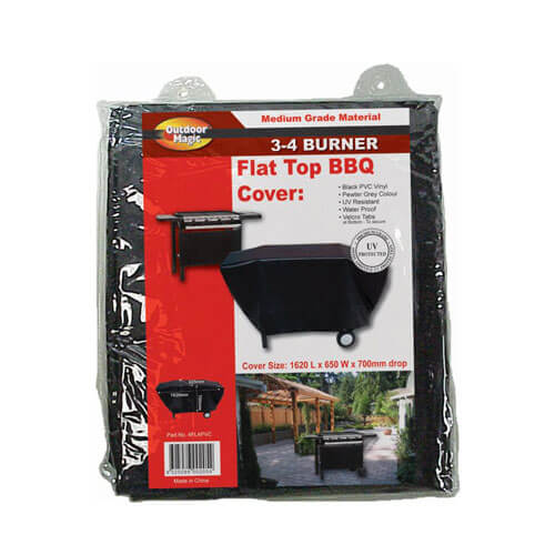 Outdoor Magic 3-4 Burner Flat Top BBQ Cover (65x162cm)