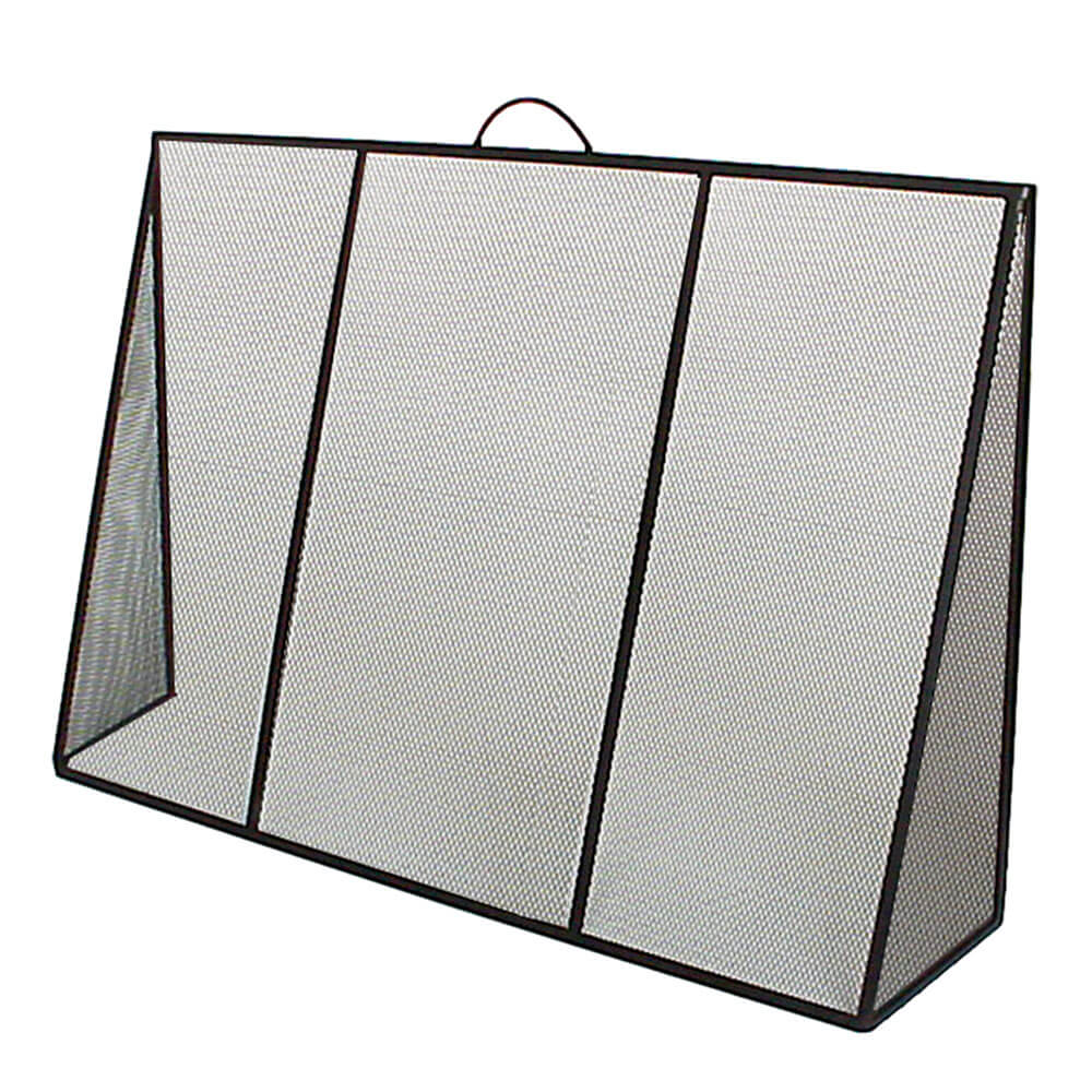 FireUp Sloping Fixed Wing Steel Mesh Fire Screen (65cm H)