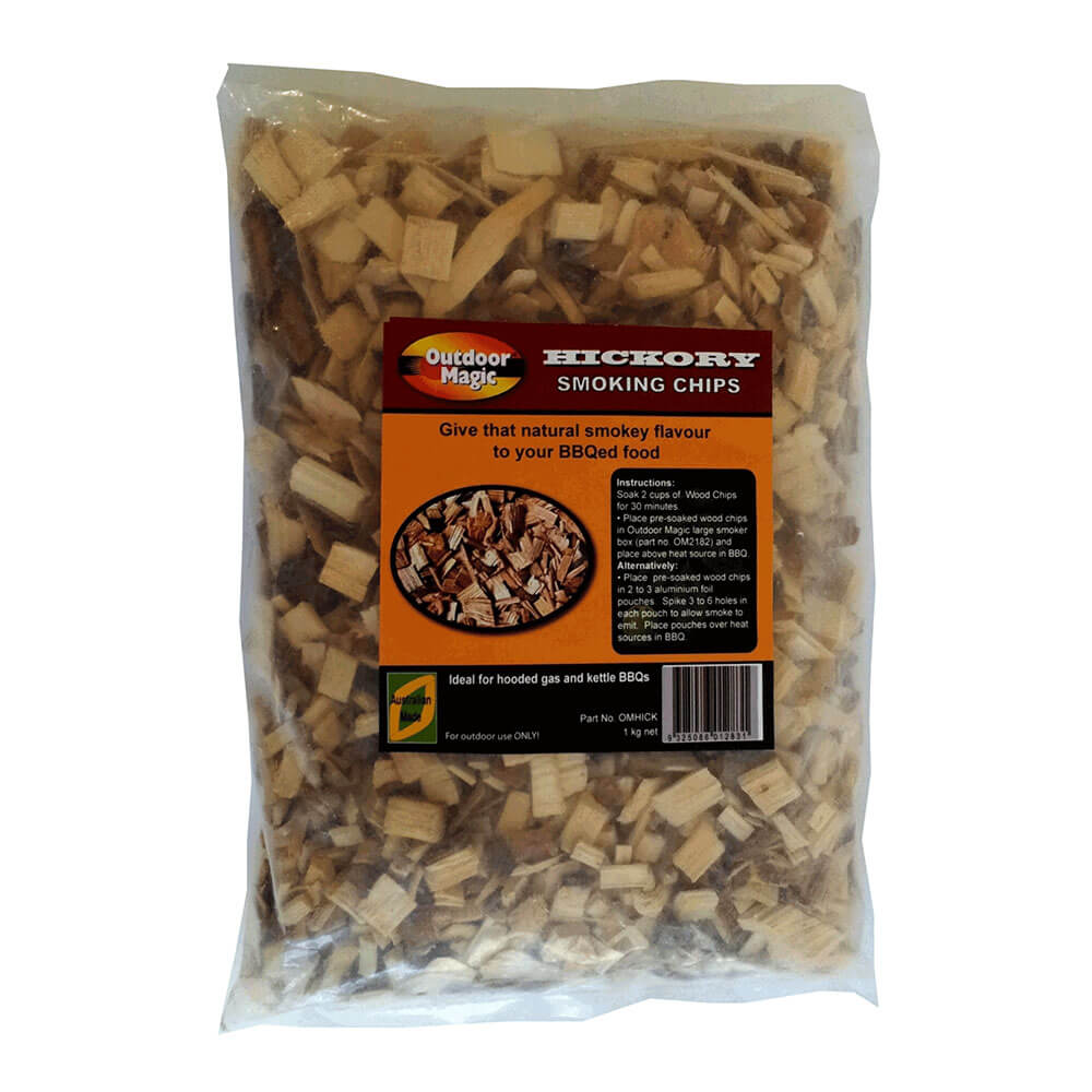 Outdoor Magic Hickory Smoking Chips (1kg)