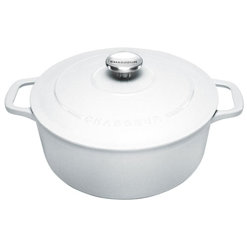Chasseur Round French Oven (Brilliant White)