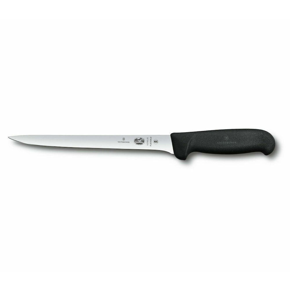 Filleting Knife Narrow Flexible Blade Fibrox Black 20cm