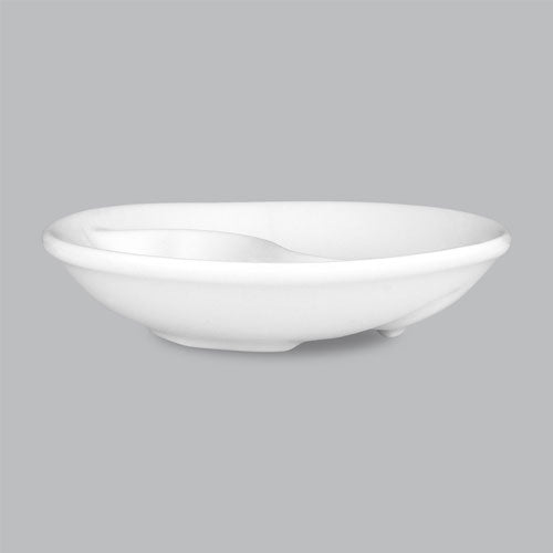 Wilkie New Bone Porcelain Round Divided Dish 10cm