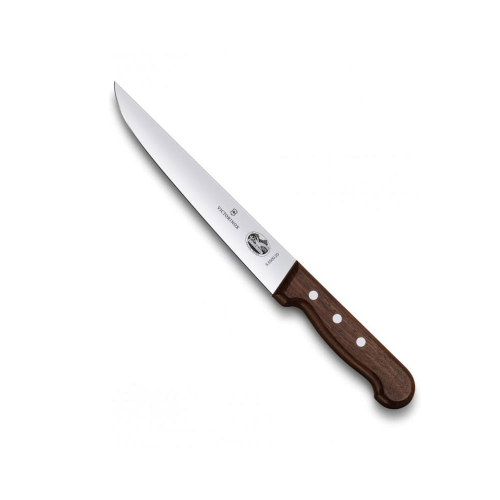 Straight Back Blade Striking Knife w/ Rosewood Handle