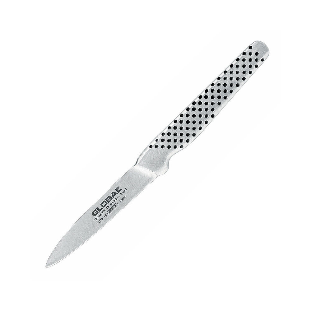 Global Knives Stainless Steel Spear Blade Peeling Knife 8cm