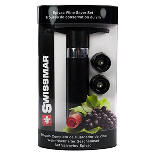 Swissmar Epivac Wine Saver Vacuum Pump (Black)