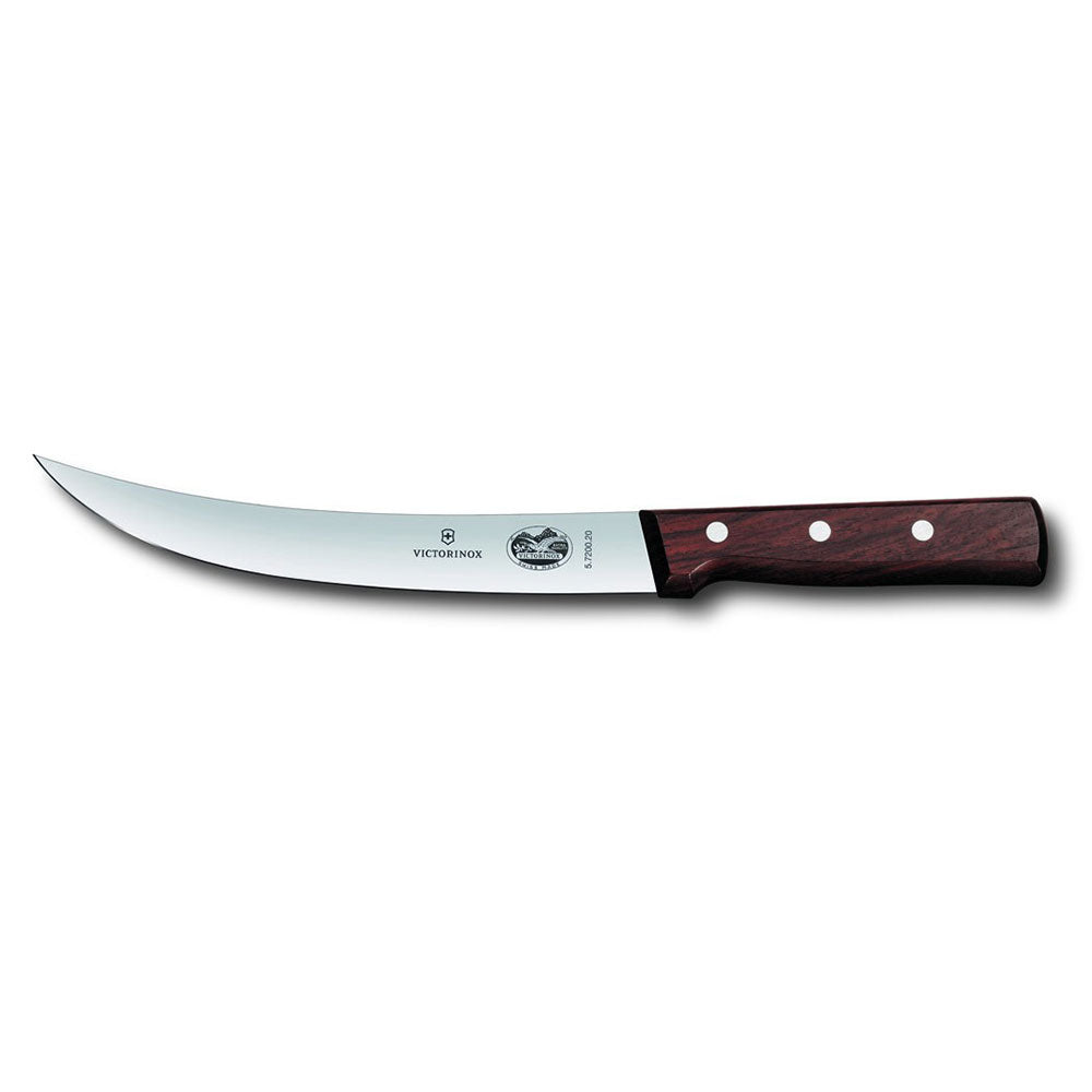 Curved Narrow Blade Breaking Knife (Rosewood)