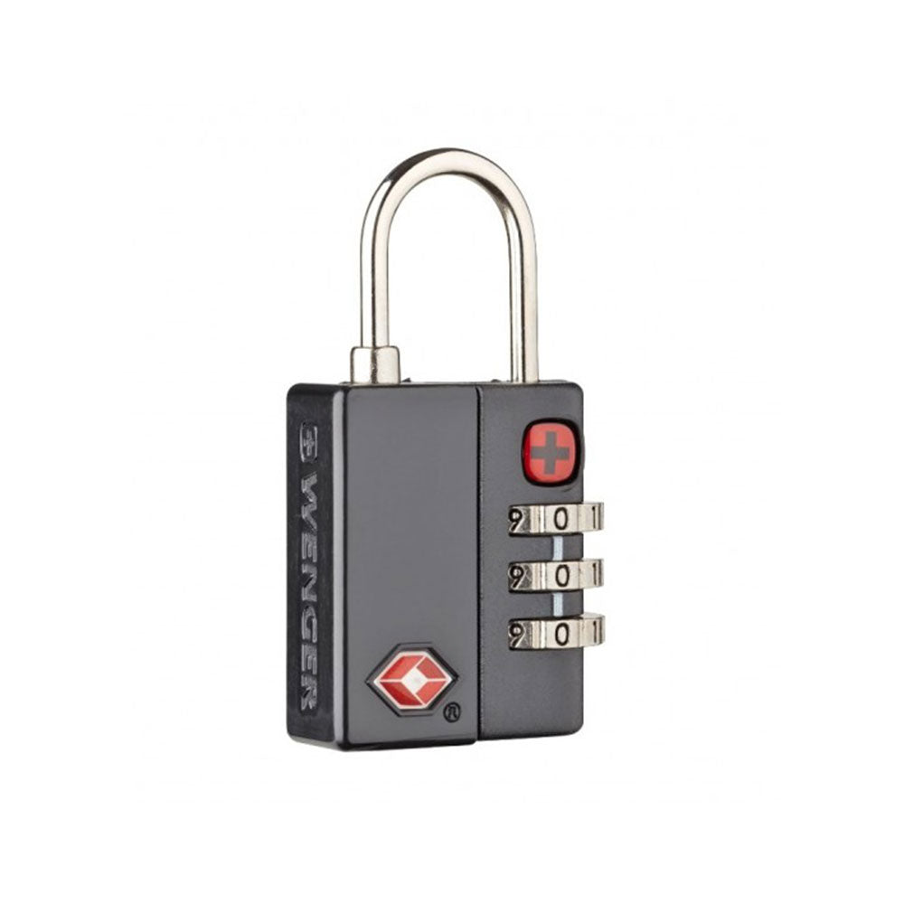 Wenger Travel Accessories 3-Dial TSA Luggage Lock (Black)