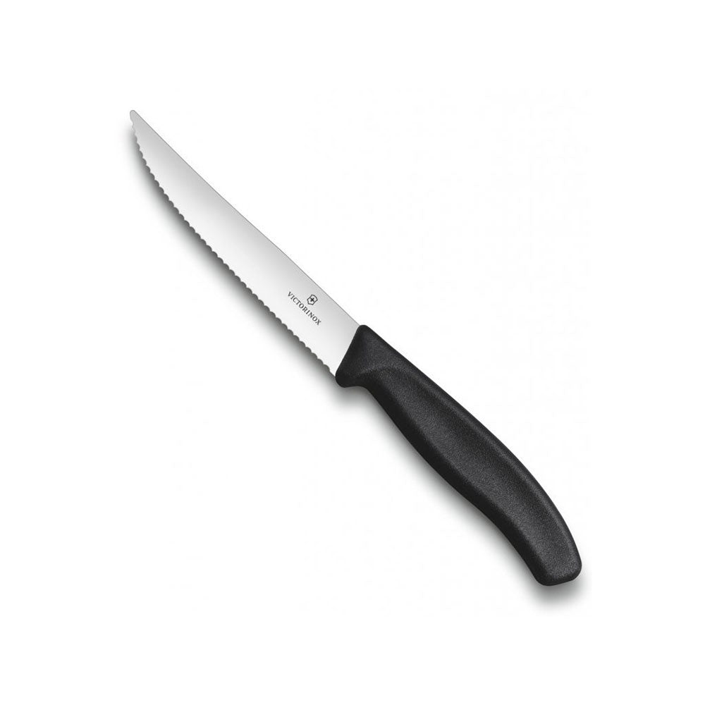 Wide Blade Wavy Edge Steak and Pizza Knife 12cm