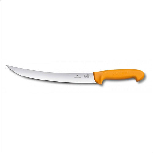 Swibo Curved Stiff Blade Butcher's Knife (Yellow)