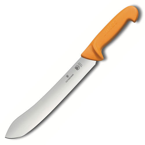 Swibo Wide Tip Stiff Blade Butcher's Knife (Yellow)