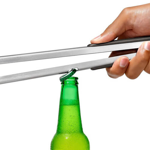 OXO Good Grips Grilling Tong with Built-in Bottle Opener