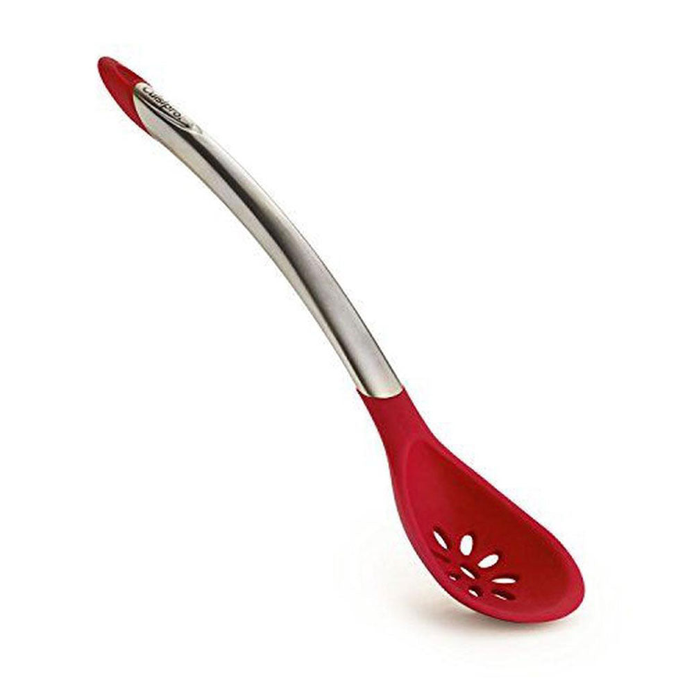 Cuisipro Silicone Slotted Spoon 30.5cm (Red)