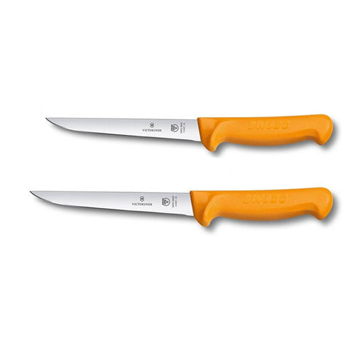 Swibo Straight Wide Blade Boning Knife (Yellow)