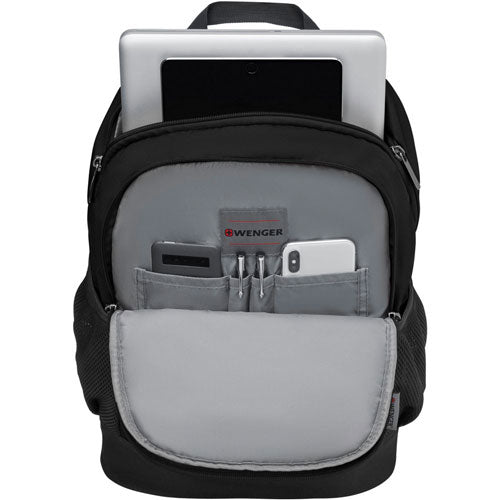 Wegner Quadma Laptop Backpack (Black) 16"