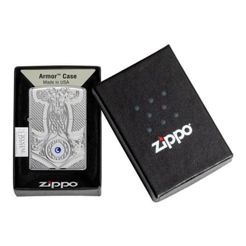 Zippo Swarozski Crystal Armor High Polish Chrome Lighter