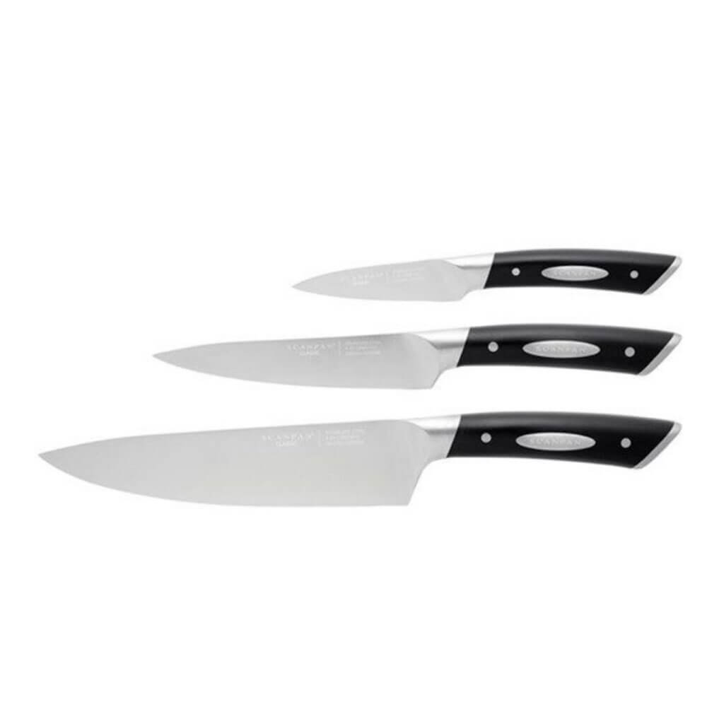 Scanpan Classic Chef Knife Set (3pcs)