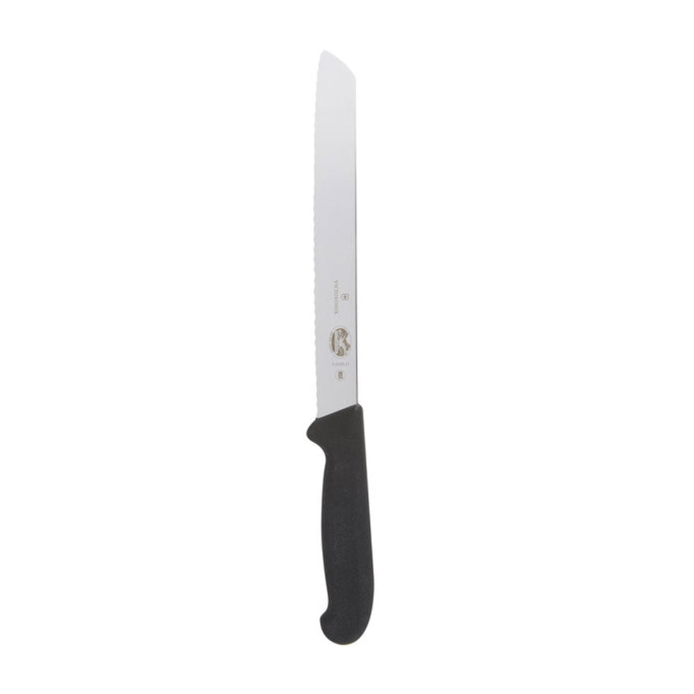 Victorinox Fibrox Wavy Edge Bread Knife 21cm (Black)