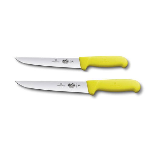 Straight Back Blade Striking Knife w/ Fibrox (Yellow)