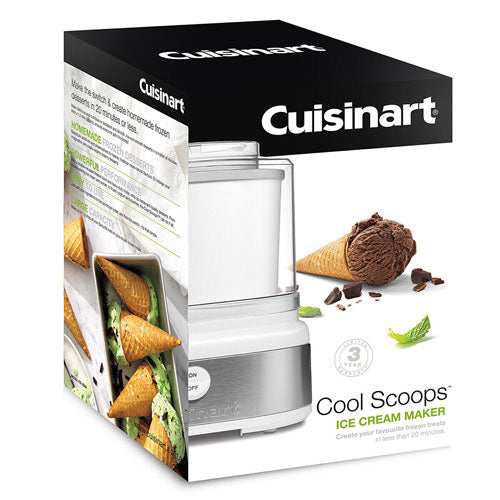 Cuisinart Ice Cream Maker 1.5L (White/SS)
