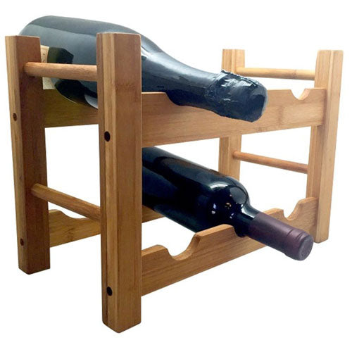 Vin Bouquet Stackable Bamboo Wine Bottle Rack