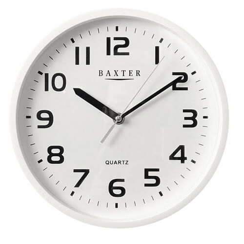 Baxter Adams Arabic Wall Clock 25cm