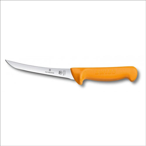 Swibo Curved Narrow Blade Semi Flexible Boning Knife
