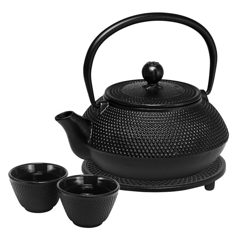 Avanti Hobnail Teapot Set 800mL (Black)